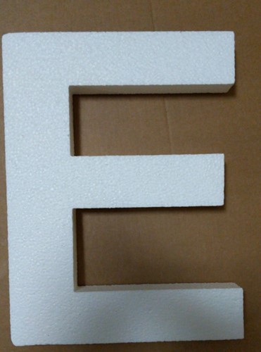 Alfabet Styropor Piepschuim letter - E smaller lettertype styropor