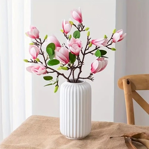 Magnolia Tak - 65 cm - Pinkroze - Kunstbloesemtak Mooie kunst bloesemtak