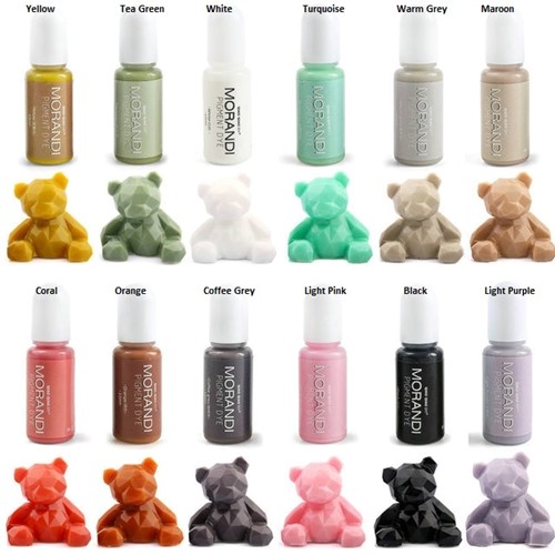 Morandi Epoxyhars Pigment TEA GREEN Vloeibare Kleurstof voor Epoxy Resin en UV Resin Hars 