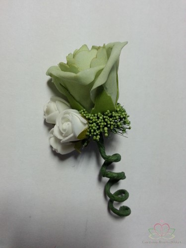 Corsage Roos Cool Green Mint CEM 30 Maatwerk corsage