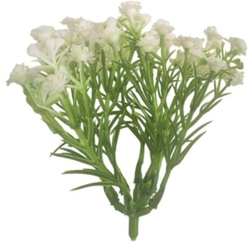 Gipskruid cluster 10 cm kunstbloem. Grote zak +/- 24 st Gipskruid voor corsage of bloemen kan ook op draad