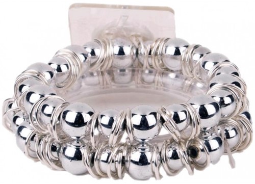 Corsage Polscorsage Gum Drops Zilver Zilveren Bruiloft