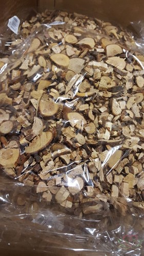 Houtsnippers naturel 100 gram. kleinverpakking vulmateriaal 
