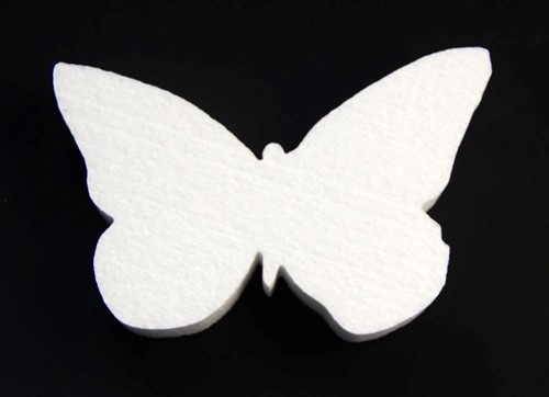 Actie Styropor Piepschuim Vlinder Grootst 50 cm. Styropor vlinder