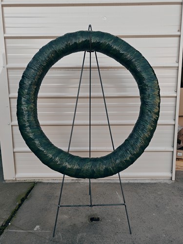 Kransstandaard Staande kranshouder Kransezel groot 115cm inklapbaar 8mm staal kransstandaard