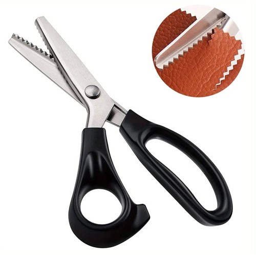 Kartelschaar Kartel Schaar Textielschaar 23cm driehoek 5mm Pinking Sheers. Professional Tailer Scissor