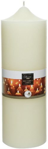 Kerkkaars Wax Ivoor – Ø 10 cm x H 30 cm – Mooie Grote Kerkkaars mooie grote kerkkaars
