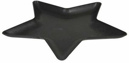 Onderbord Stervorm 31*31*2cm Loodlook Basic Grey