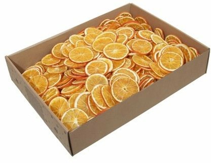 Sinaasappelschijfjes Oranje 1000 gr Grootverpakking/ doos – Perfect voor Decoraties en Creatieve Projecten