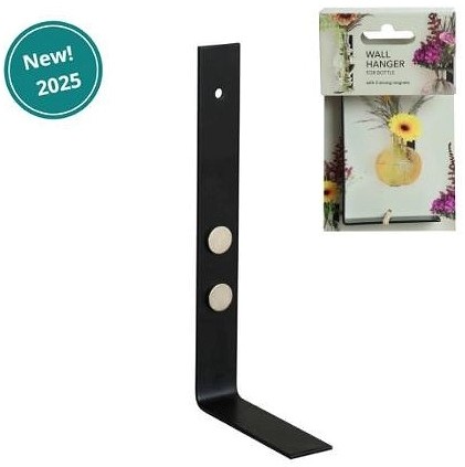 Haak met Magneetjes voor Fles aan Wand - Wall Hanger Wall hanger w. 2 magnets for bottle