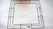 Metalen frame voor kransen Vierkant 18'' +/- 45 cm.' Frame