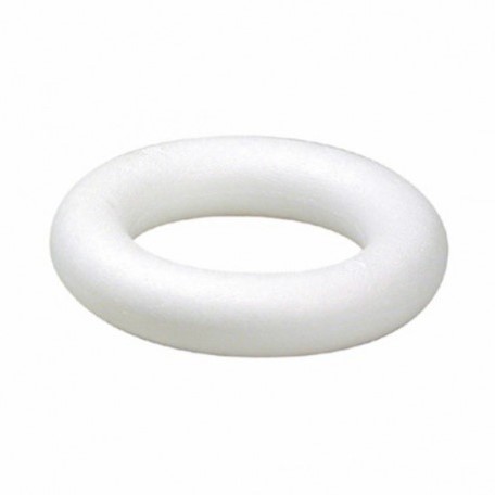 Oasis Styropor ring 22 cm. Rondom Piepschuim krans