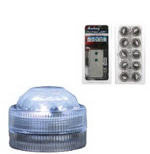 Actie Onderwaterlichtjes Waterproof LED twist clear white SET10 met afstandbediening onderwaterlampjes
