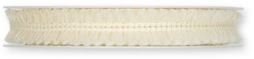 Organza-Litze mit Schlaufen Wit 15 mm/ rol 7 meter,  Organza-Litze mit Schlauf