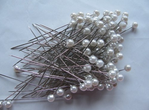 613 Parelspeld 6 mm doosje +/-100 stuks. WIT 613 Parelspeld