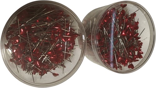 Actie Hartspelden 10*55mm 480 st/doosje Rood  nieuwe bulkverpakking