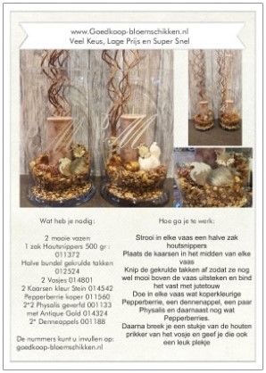 1 Werkbeschrijving sparen max 1 per klant RM Vaas - RM Vaas Creatief bloemschikken of knutselen