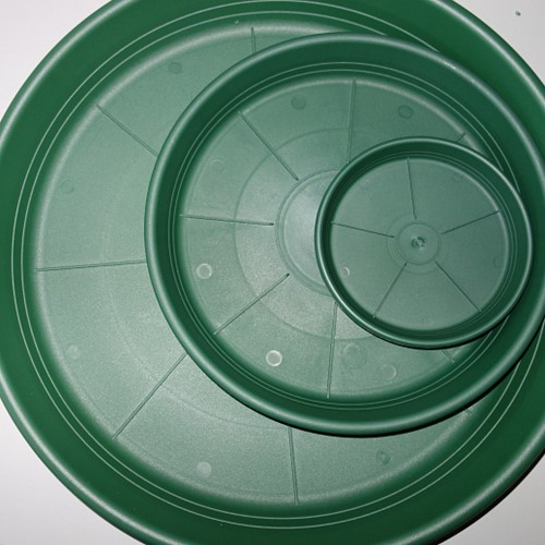 Schotel Domus 10 cm. groen waterschotel