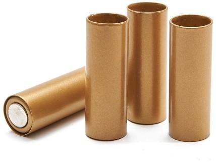 Kaarsenstandaards Kaarsenhouders met magneet GOUD set van 4st Magnet candle holder Ø2,4x7cm gold 4pcs