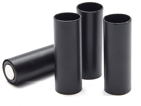 Kaarsenstandaards Kaarsenhouders met magneet ZWART set van 4st Magnet candle holder Ø2,4x7cm black 4pcs