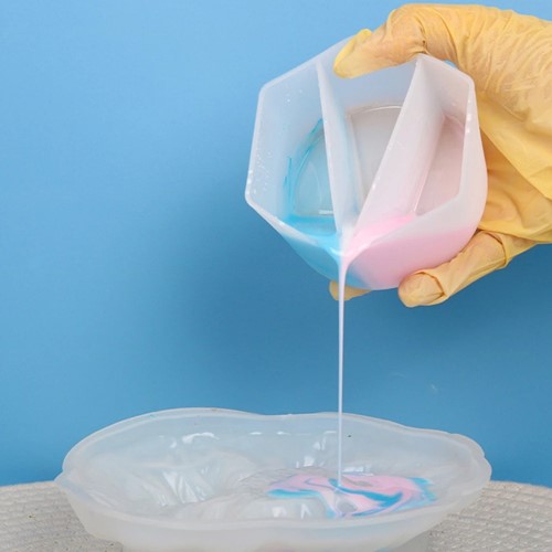 Siliconencup om Epoxy te mengen 3 vaks / st voor Epoxy Resin, Zeep, Kaarsen excl decoraties