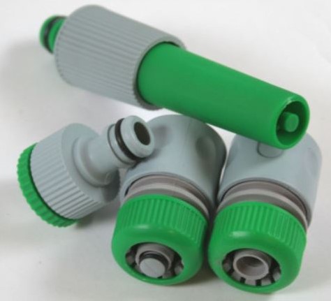 Waterkoppelingset Slang connector set 1/2 '4 stuks direct op kraan en slang aan te sluiten