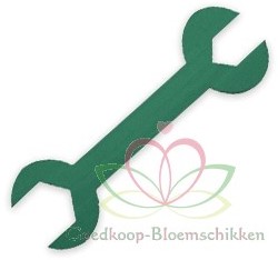 Steeksleutel steekschuimvorm oase voor verse bloemen