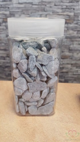 Steentjes. Decosteentjes Decoratiesteentjes 500gram. Lichtgrijs Steentjes. Decosteentjes