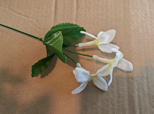 Corsage Pick – White Kunst Stephanotus – Per Stuk – Voor Toefjes en Corsages voor bruidsboeket of om corsage te maken