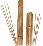 Tonkin Bamboe stokjes kort 20 cm. naturel 3mm BUNDEL 100 Tonkin Bamboe s