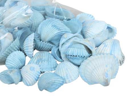 White Chippy light blue/dark blue 500 gr blauw, 500 gram