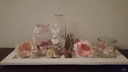 Konijntje guirlande 1m met 6 leuke konijntjes / haasjes decoratie voor bloemschikken