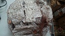 Kurkstukken Cork in netje Misty White 
