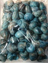 Landsnail small Turquoise 250 gram Geverfde landslak schelpen