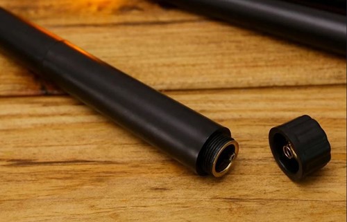 LEDkaarsen 6 st Zwart Warmwit Ledcandle
