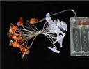 Ledlampjes met kleine KONIJNTJES  EN WORTELS 20 lampjes 2meter excl batterijen