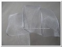 Vivant Organza met draad 25 mm/rol wit 00 / str 801 bruidswerk of boeket