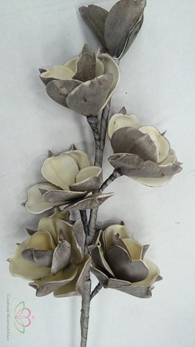 Magnolia kort foam Cool Grey/Creme 