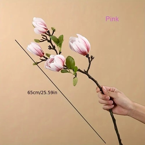 Magnolia TAK 65 cm Pinkroze / stuk Mooie kunst bloesemtak