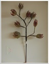 Magnolia x8 70cm Rusty +Groen foam Bloemen