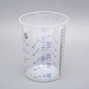 Mengbeker Verf en vloeistoffen, met meerdere mengverhoudingen 600cc Set ca. 10 voor Epoxy Resin en andere hobby's