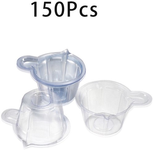 Mengbekertjes met tuitje ca. 40cc  set -ca. 150 voor Epoxy Resin en andere hobby's