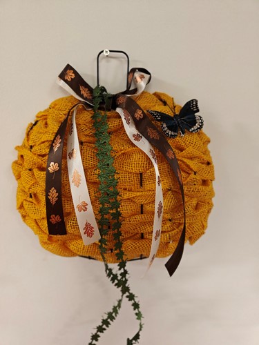 Metalen frame pompoenzaden 29 × 25 × 6cm , pompoenzadenframe 