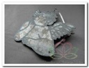 Metalen Hanger Engel 7x8 cm 