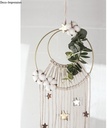 Metalen ring 20 cm Goud gelakt Enkele ring