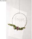Metalen ring 30 cm Goud gelakt Enkele ring