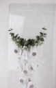 Metalen ring 35 cm wit gelakt Enkele ring