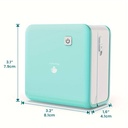 Mini Fotoprinter zwartwit Labelprinter Labelmaker WIT Phomemo M02PRO 300DPI incl software / st 