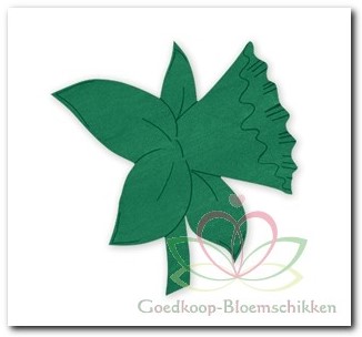 Narcis steekschuimvorm B-keus Letop niet voor verse bloemen, zie omschrijving