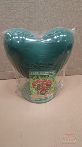 Oasis® 3D Hart oase voor verse bloemen Bioline